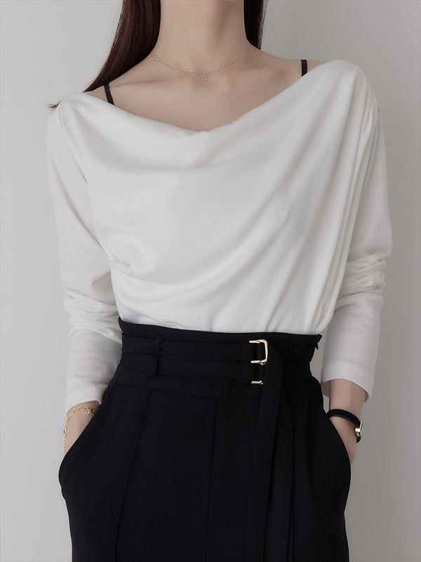 drape design tops / white