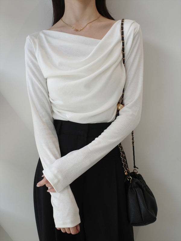 drape design top / white
