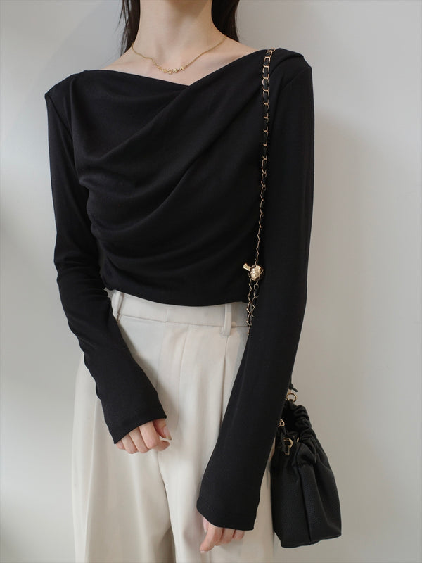 drape design top / black